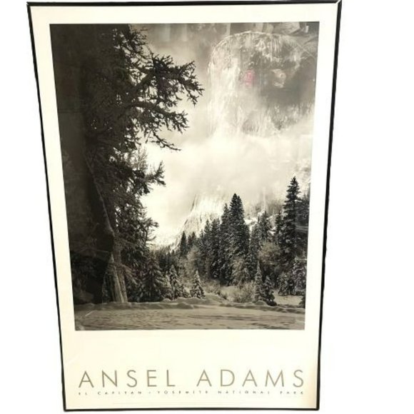 Vtg Ansel Adams 1997 Sunrise Yosemite National Park Framed Authorized Edition